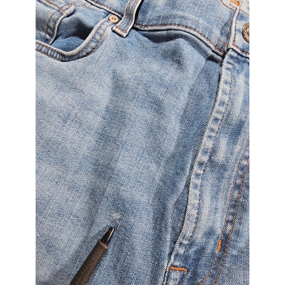 7 for all mankind Men's Sz 46 The Straight DXL Pacific Blue Jeans - Picture 4 of 14